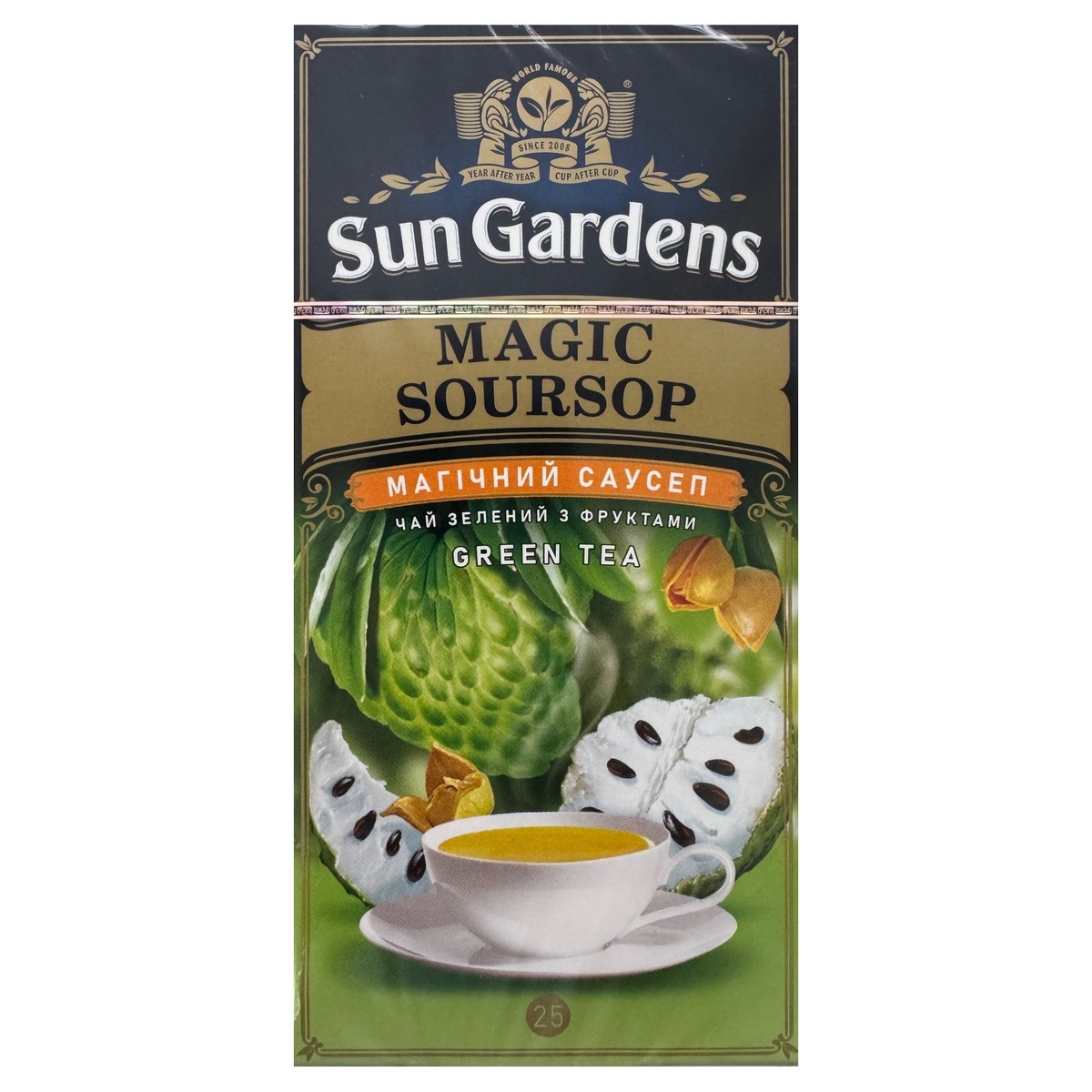 茶 ari*san Чай зелений Sun Gardens Магічний Саусеп 1,5г х 25шт/пач (114309