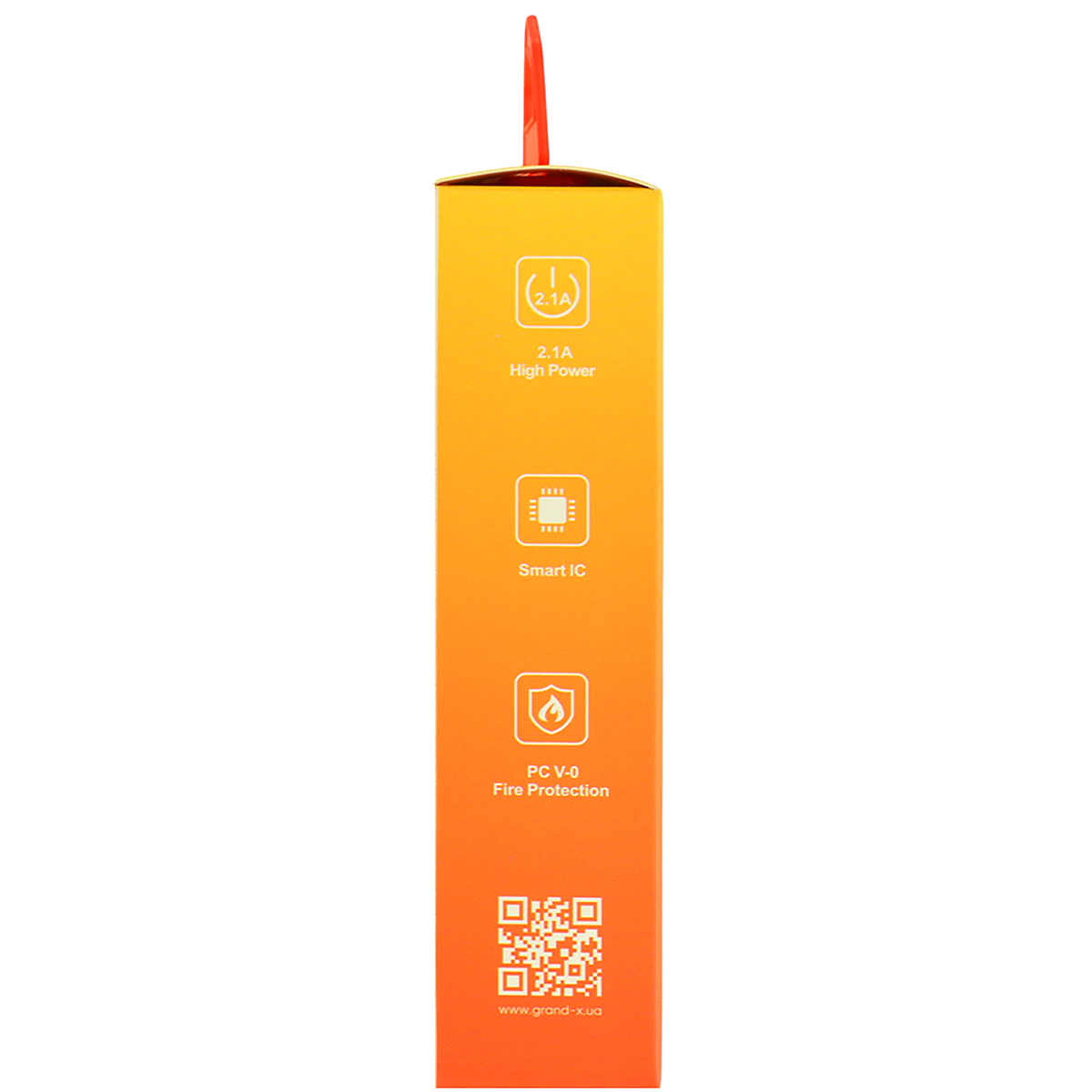 新500円対応　アクセプター Адаптер для зарядки мережевий Grand-X CH-15В 2USB чорний (122108
