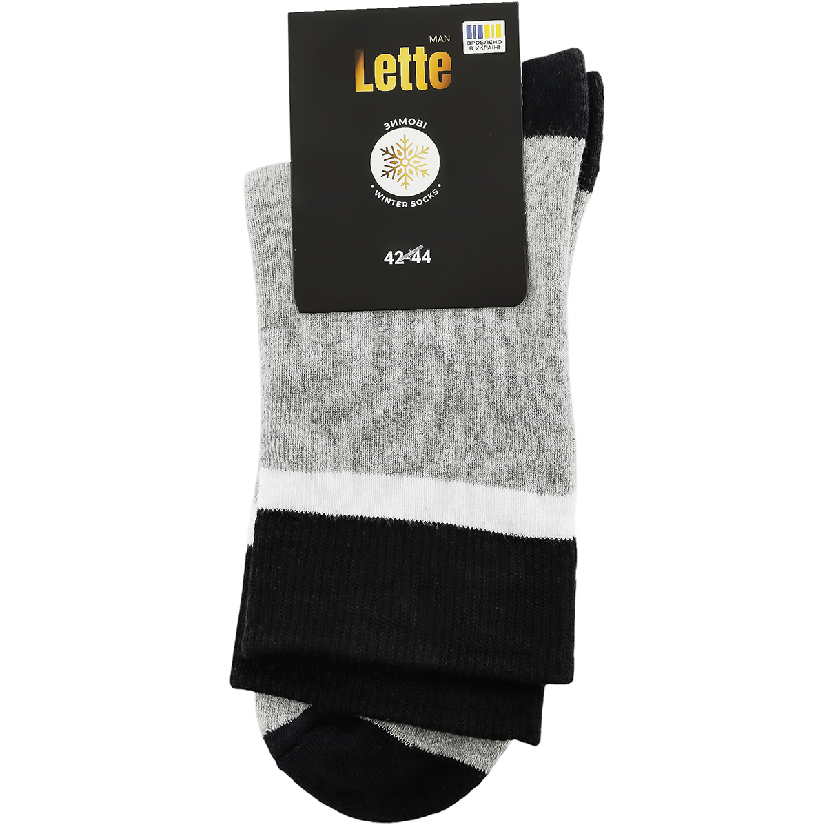 Lette Шкарпетки чоловічі махрові високі класичні Lette р.27-29 (120640 ...