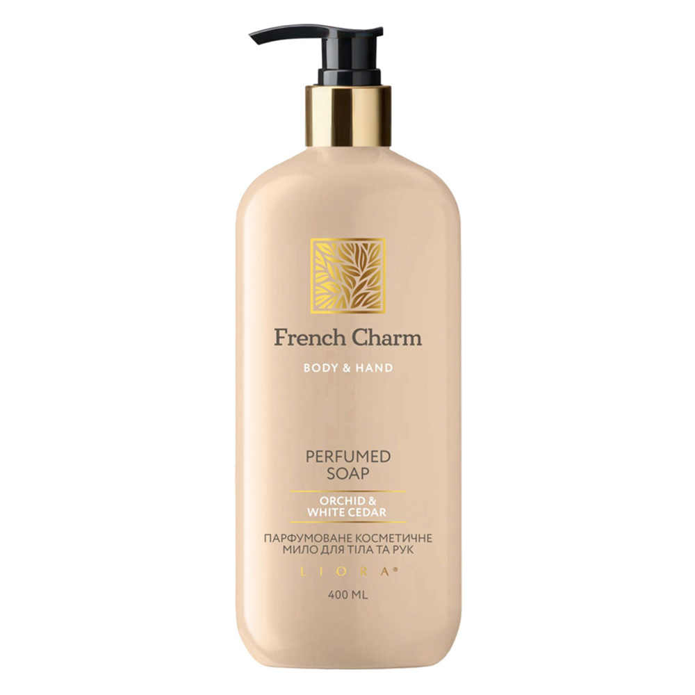Мило рідке парфумоване Liora Orchid&White cedar 400 мл (125199