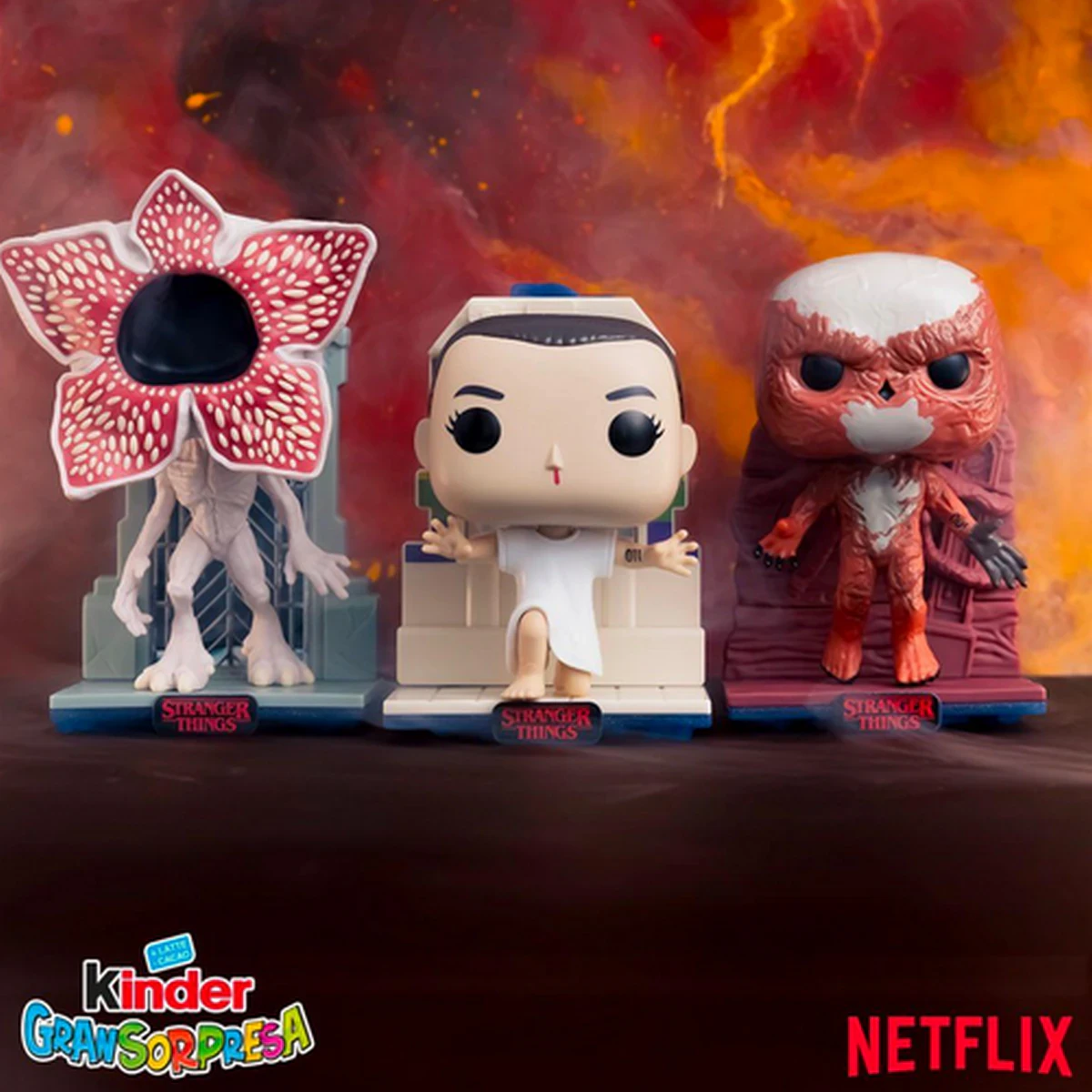 ストレンジャー・シングス キンダージョイ 3個セット Funko × 2 Яйце-сюрприз шоколадне Kinder Joy в асортименті 20 г (57666