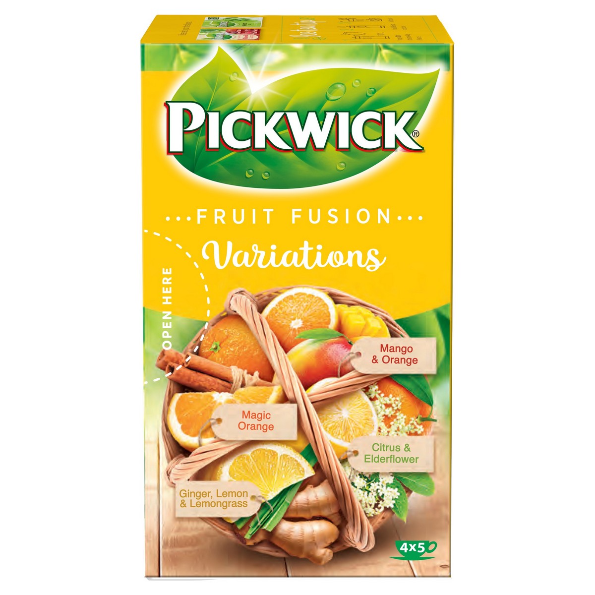 茶 OURAI Чай фруктово-трав'яний Pickwick Variation Yellow Асорті 37,5 г 20