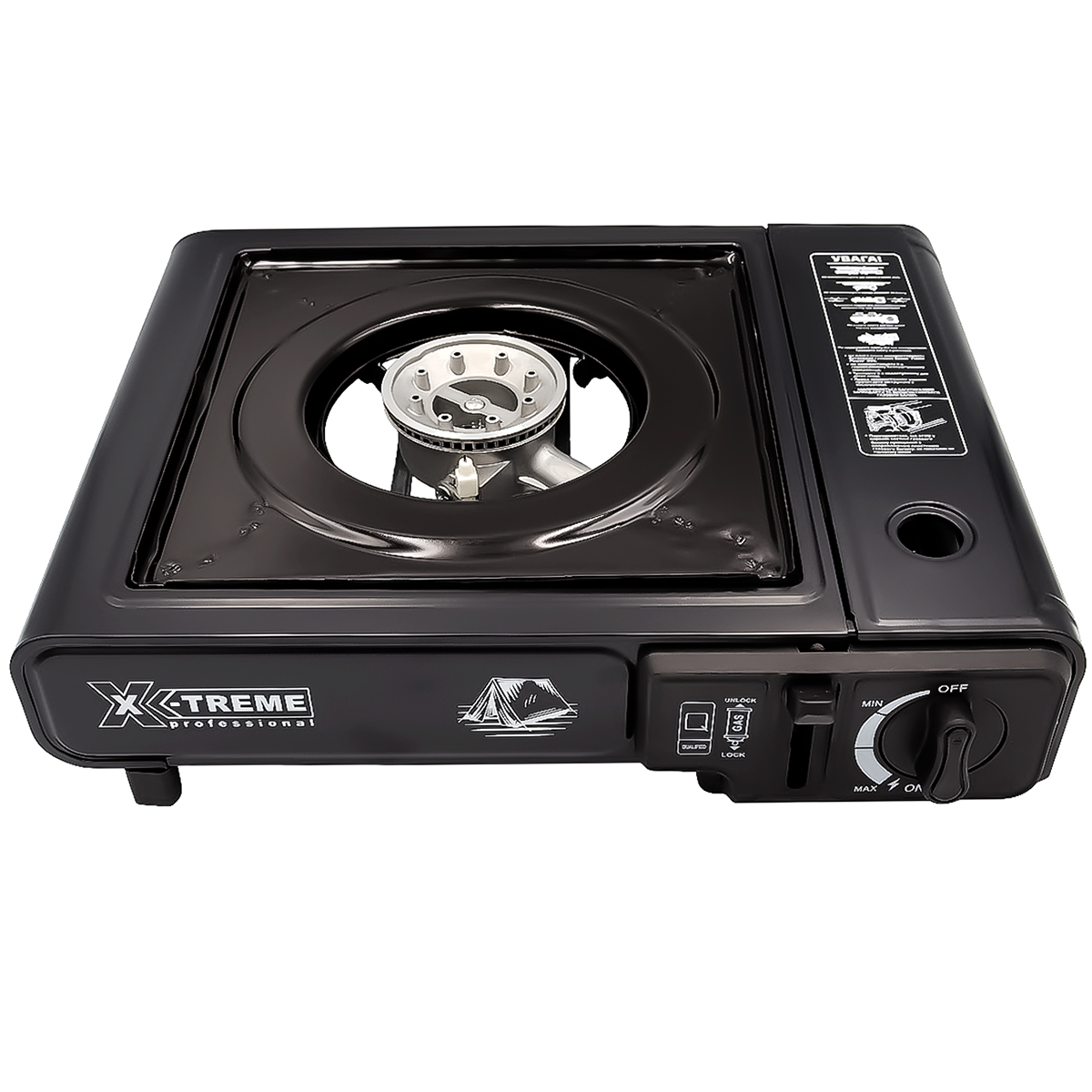 Плита газова портативна X-TREME ZD-6500 1 конфорка у кейсі (127445