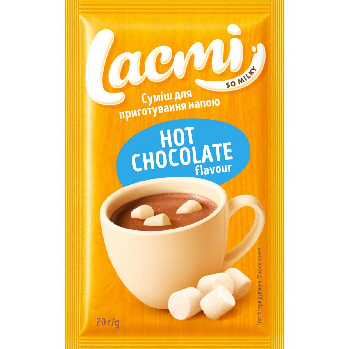 Суміш для приготування гарячого шоколаду ROSHEN Lacmi 20 г (129636