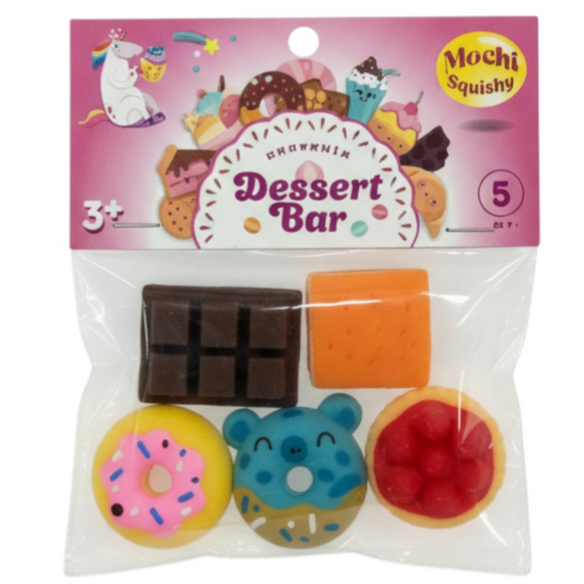 Набір іграшок-антистрес Monster Gum Десерт бар мікс (129919