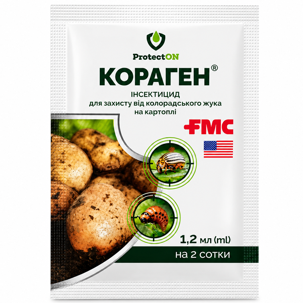 Засіб інсектицидний ProtectON Кораген к.с.FMC 1,2 мл (133220