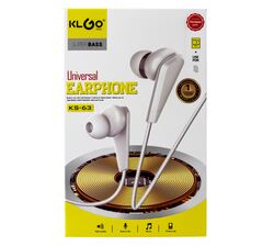 Навушники вакуумні з мікрофоном KLGO KS-63 в коробці