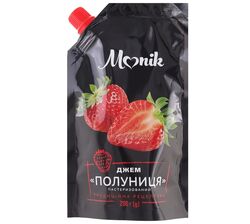 Джем пастеризований Monik Полуниця, дой-пак 200 г