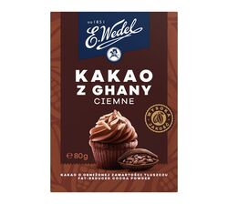 Какао-порошок E.Wedel темне 80 г