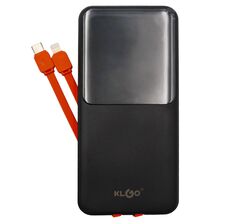 Пристрій зарядний PowerBank 10000 мА·год з кабелями