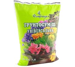 Грунт для квітів та рослин Флоріада універсальний 7л