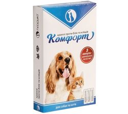 Краплі проти бліх та кліщів Комфорт 3 по 0,5 мл