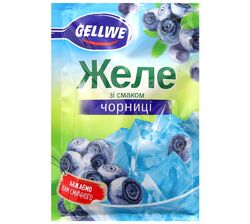 Желе GELLWE зі смаком чорниці 72 г