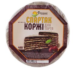 Коржі для торта Домашні продукти Спартак 400 г