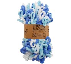 Пряжа для в'язання руками плюшева Craft time 100 г 7 м тон №14