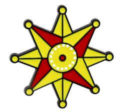 Пін-значок металевий Аврора Різдвяний