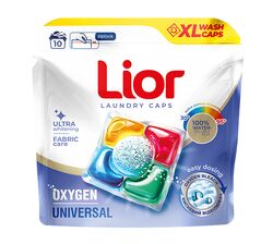 Капсули для прання універсальні LIOR OXYGEN 21 г х 10 шт/уп