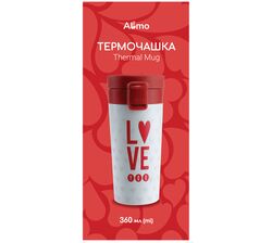 Термочашка для напоїв Almo Сердечки