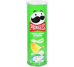 Чипси картопляні PRINGLES Сметана та цибуля 165 г