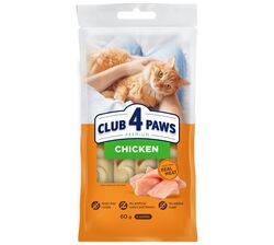 Ласощі для котів кремові C4Р Premium Курка 15 г х 4 шт/уп