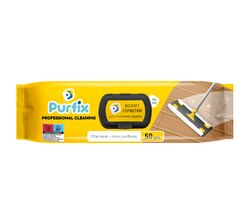 Серветки вологі для прибирання підлоги Purfix 50 шт/уп