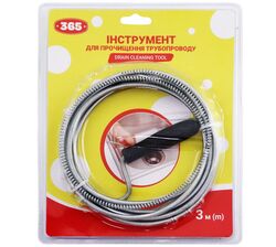Інструмент для прочищення трубопроводів 365 3 м