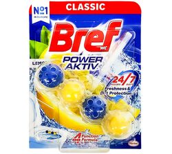 Блок туалетний Bref Актів лимон 50 г