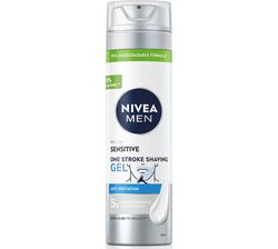 Гель для гоління для чутливої шкіри NIVEA MEN Одним рухом 200 мл