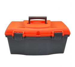 Ящик для інструментів пластиковий ALEANA-PRO оранжевий 16"