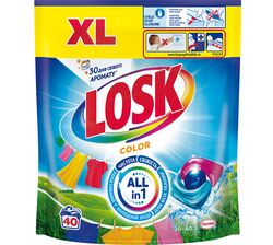 Капсули для прання 3+1 Losk Колор 12 г х 40 шт/уп
