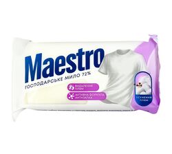 Мило господарське MAESTRO 72% видалення плям 125 г