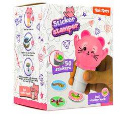 Набір ігровий Toi-Toys Штампик з наліпками
