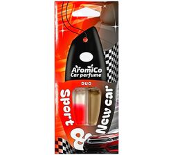 Ароматизатор повітря автомобільний ампульний Aromico DUO New Car&Sport