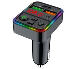 Трансмітер бездротовий автоматичний HAVIT FM821BT USB-A+USB-C чорний