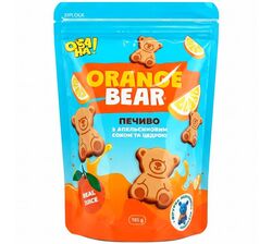 Печиво цукрове ОБА НА! Orange bear з апельсиновим соком, цедрою 185 г