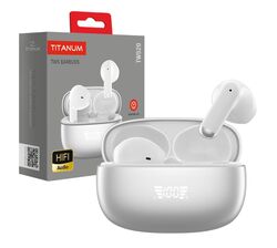 Навушники вставні бездротові з гарнітурою TITANUM TWS TW520 білі