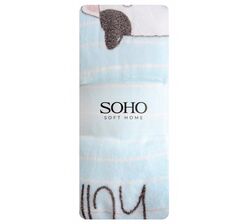 Рушник банний мікрофібра SOHO колір мікс 280г/м2 70х140 см