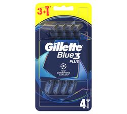 Набір бритв для гоління одноразових GILLETTE Blue 3 Plus 4 шт/уп.