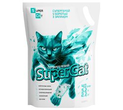 Наповнювач для котячого туалету силікагелевий Super Cat 2,2 кг