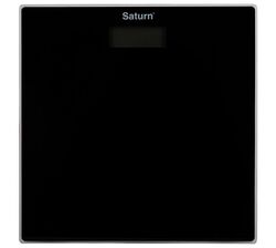 Ваги підлогові електронні скляні Saturn ST-PS0294 чорні
