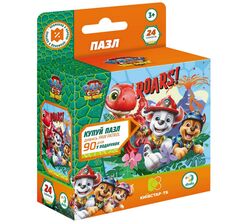 Пазли дитячі картонні DoDo Paw Patrol в асортименті 24 елемента