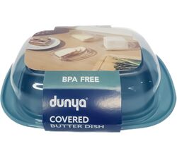 Маслянка кухонна пластикова DUNYA PLASTIK прозора 17,4x12,5x6 см в асортименті