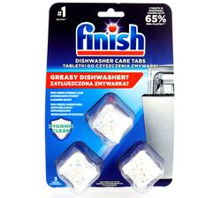 Капсули для очищення посудомийних машин FINISH 3 штуки