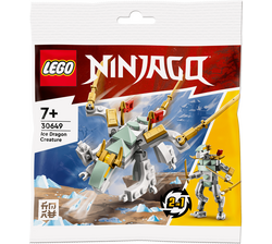 Конструктор дитячий LEGO Істота Крижаний дракон 70 деталей 30649
