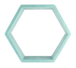 Поличка декоративна настінна пластикова VOCE Honeycomb