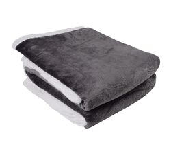 Ковдра флісова SOHO Plush hugs Graphite 200х220 см