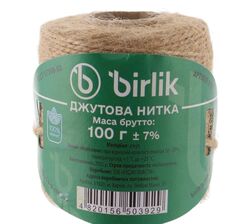 Нитка джутова декоративна для рукоділля Birlik 100 г