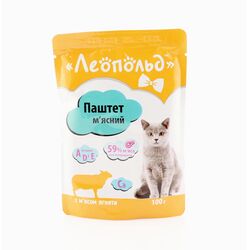 Корм для котів Леопольд пауч 100 г ягня