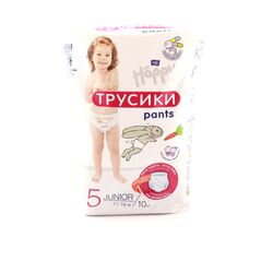 Підгузки-трусики HAPPY BELLA Junior 11-18 кг 10 шт/пач.