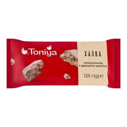 Халва соняшникова Toniya з ароматом ваніліну 125 г